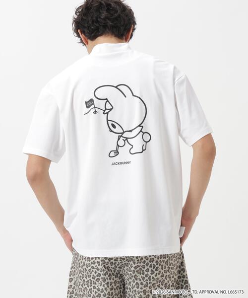 Jack Bunny!!(ジャックバニー)の「【Jack Bunny!!】【マイメロディ・クロミ コラボ】プリントモックネック(Tシャツ/カットソー・メンズ・ホワイト/ブラック・LARGE/X-LARGE/MEDIUM)」の18枚目の写真