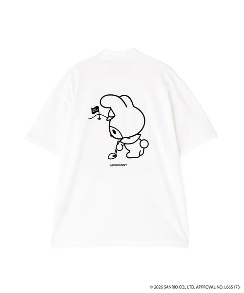 Jack Bunny!!(ジャックバニー)の「【Jack Bunny!!】【マイメロディ・クロミ コラボ】プリントモックネック(Tシャツ/カットソー・メンズ・ホワイト/ブラック・LARGE/X-LARGE/MEDIUM)」の20枚目の写真