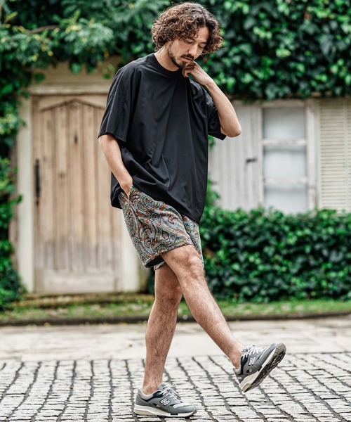 CAMBIO（カンビオ）の「mt10484- 2 way Stretch Mini Ripstop Short Sleeve Cut sew Tシャツ(S69326cmb)（Tシャツ/カットソー・メンズ・ブラック/ライトグレー・L/M/S）」の8枚目の写真