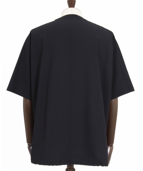 CAMBIO（カンビオ）の「mt10484- 2 way Stretch Mini Ripstop Short Sleeve Cut sew Tシャツ(S69326cmb)（Tシャツ/カットソー・メンズ・ブラック/ライトグレー・L/M/S）」の15枚目の写真