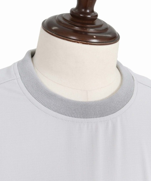 CAMBIO（カンビオ）の「mt10484- 2 way Stretch Mini Ripstop Short Sleeve Cut sew Tシャツ(S69326cmb)（Tシャツ/カットソー・メンズ・ブラック/ライトグレー・L/M/S）」の18枚目の写真