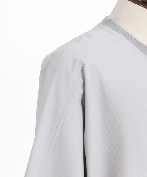 CAMBIO（カンビオ）の「mt10484- 2 way Stretch Mini Ripstop Short Sleeve Cut sew Tシャツ(S69326cmb)（Tシャツ/カットソー・メンズ・ブラック/ライトグレー・L/M/S）」の19枚目の写真