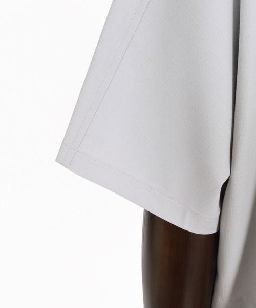CAMBIO（カンビオ）の「mt10484- 2 way Stretch Mini Ripstop Short Sleeve Cut sew Tシャツ(S69326cmb)（Tシャツ/カットソー・メンズ・ブラック/ライトグレー・L/M/S）」の20枚目の写真