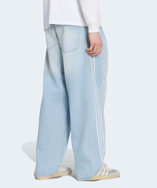 adidas(アディダス)の「adidas/アディダス Adilenium adidas Originals シーズン 5 トレフォイルロゴ スリーストライプス デニムパンツ 2026年 夏 夏服 秋服(デニムパンツ・メンズ・ライトブルー/ブルー・30inch/32inch/34inch)」の12枚目の写真