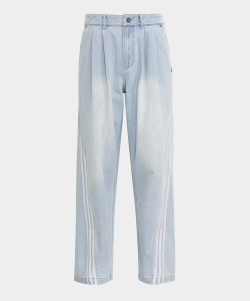 adidas(アディダス)の「adidas/アディダス Adilenium adidas Originals シーズン 5 トレフォイルロゴ スリーストライプス デニムパンツ 2026年 夏 夏服 秋服(デニムパンツ・メンズ・ライトブルー/ブルー・30inch/32inch/34inch)」の16枚目の写真