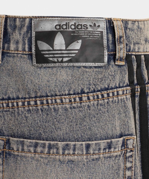 adidas(アディダス)の「adidas/アディダス Adilenium adidas Originals シーズン 5 トレフォイルロゴ スリーストライプス デニムパンツ 2026年 夏 夏服 秋服(デニムパンツ・メンズ・ライトブルー/ブルー・30inch/32inch/34inch)」の5枚目の写真