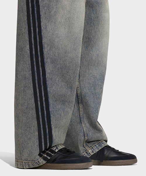 adidas(アディダス)の「adidas/アディダス Adilenium adidas Originals シーズン 5 トレフォイルロゴ スリーストライプス デニムパンツ 2026年 夏 夏服 秋服(デニムパンツ・メンズ・ライトブルー/ブルー・30inch/32inch/34inch)」の8枚目の写真