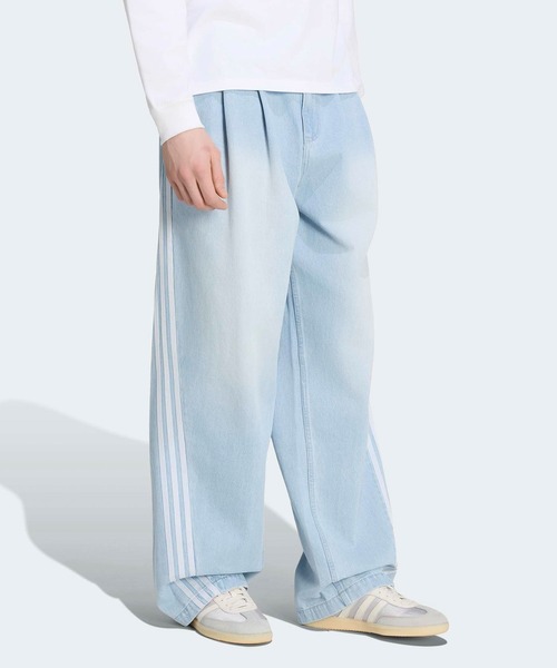 adidas(アディダス)の「adidas/アディダス Adilenium adidas Originals シーズン 5 トレフォイルロゴ スリーストライプス デニムパンツ 2026年 夏 夏服 秋服(デニムパンツ・メンズ・ライトブルー/ブルー・30inch/32inch/34inch)」の17枚目の写真