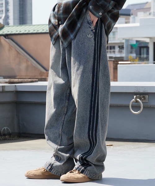 adidas(アディダス)の「adidas/アディダス Adilenium adidas Originals シーズン 5 トレフォイルロゴ スリーストライプス デニムパンツ 2026年 夏 夏服 秋服(デニムパンツ・メンズ・ライトブルー/ブルー・30inch/32inch/34inch)」の19枚目の写真