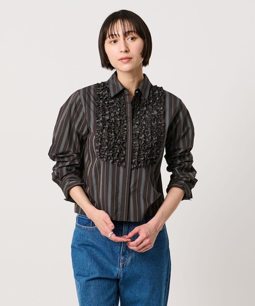 新品　ユナイテッドアローズ　ファブリカ ミニフリル シャツ セール】ファブリカ ミニフリル シャツ（シャツ/ブラウス）｜UNITED