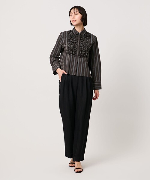 UNITED ARROWS(ユナイテッドアローズ)の「ファブリカ ミニフリル シャツ(シャツ/ブラウス・レディース・ライトピンク/オフホワイト/その他2・FREE)」の13枚目の写真
