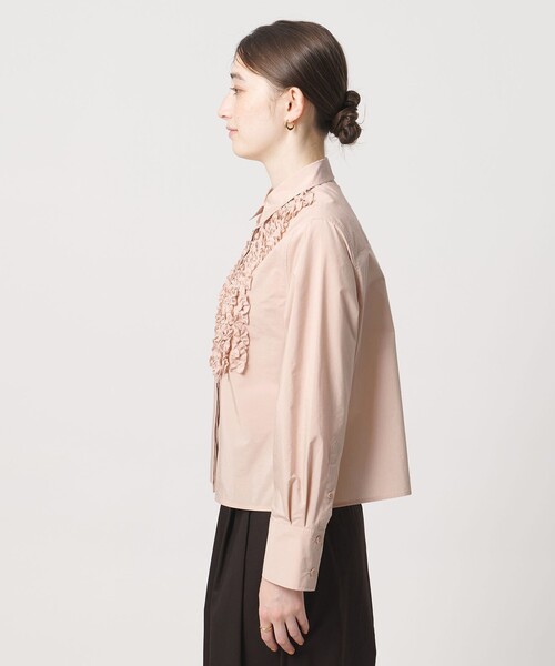 UNITED ARROWS(ユナイテッドアローズ)の「ファブリカ ミニフリル シャツ(シャツ/ブラウス・レディース・ライトピンク/オフホワイト/その他2・FREE)」の15枚目の写真