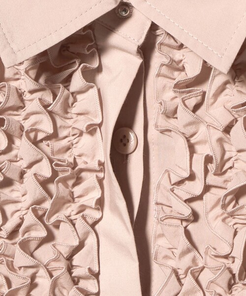 UNITED ARROWS(ユナイテッドアローズ)の「ファブリカ ミニフリル シャツ(シャツ/ブラウス・レディース・ライトピンク/オフホワイト/その他2・FREE)」の21枚目の写真