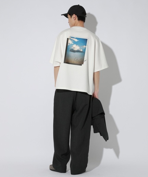 LAKOLE(ラコレ)の「バックプリントドルマンカットソー / 662381(Tシャツ/カットソー・メンズ・ホワイト/ブラック/グレー・MEDIUM/LARGE)」の22枚目の写真