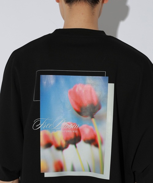 LAKOLE(ラコレ)の「バックプリントドルマンカットソー / 662381(Tシャツ/カットソー・メンズ・ホワイト/ブラック/グレー・MEDIUM/LARGE)」の8枚目の写真