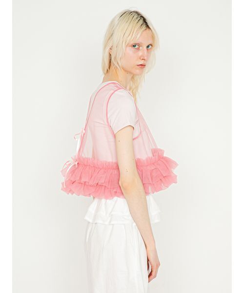 SORIN(ソリン )の「Embroidered Mini T-shirt/エンブロイダード ミニTシャツ(Tシャツ/カットソー・レディース・グレー/ライトピンク/ブラック/ホワイト・38)」の14枚目の写真