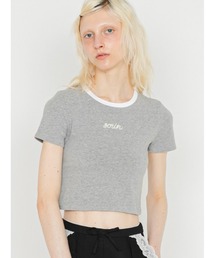 Embroidered Mini T-shirt/エンブロイダード ミニTシャツ