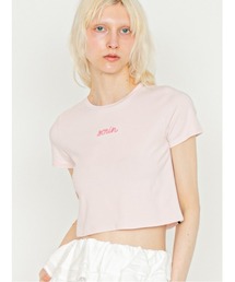 Embroidered Mini T-shirt/エンブロイダード ミニTシャツ