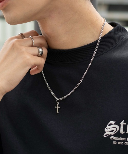WEGO(ウィゴー)の「WEGO/【26年春夏新作】アクセ付キBIGロゴT(Tシャツ/カットソー・メンズ・ホワイト/ブラック・LARGE/MEDIUM)」の10枚目の写真
