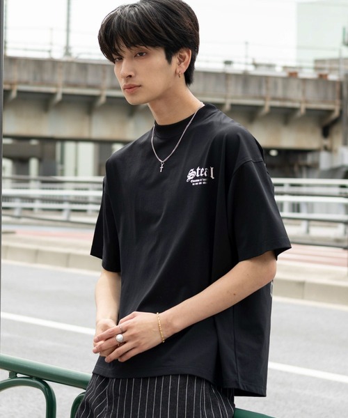 WEGO(ウィゴー)の「WEGO/【26年春夏新作】アクセ付キBIGロゴT(Tシャツ/カットソー・メンズ・ホワイト/ブラック・LARGE/MEDIUM)」の20枚目の写真