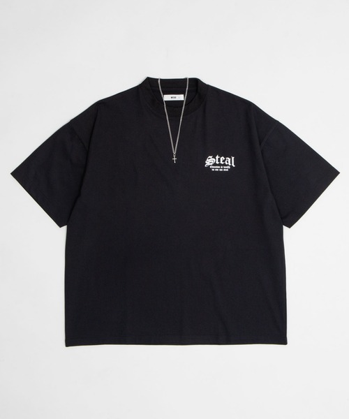 WEGO(ウィゴー)の「WEGO/【26年春夏新作】アクセ付キBIGロゴT(Tシャツ/カットソー・メンズ・ホワイト/ブラック・LARGE/MEDIUM)」の22枚目の写真