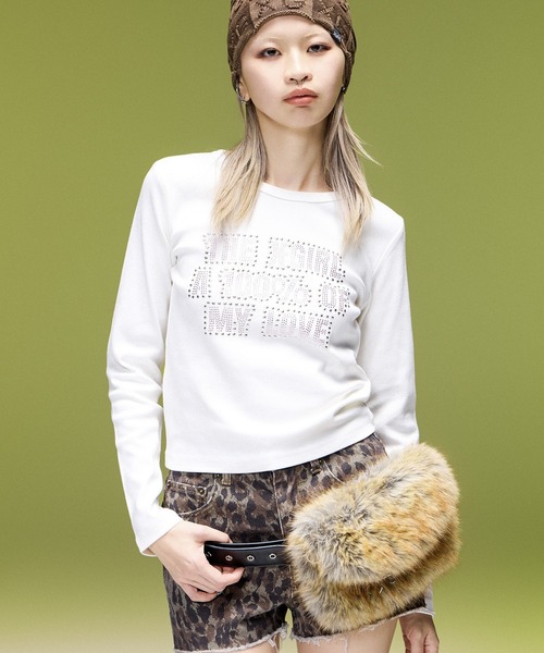 X-girl(エックスガール)の「MULTI WAY FAUX FUR POCKET BELT(ベルト・レディース・ブラック・ONE SIZE)」の12枚目の写真
