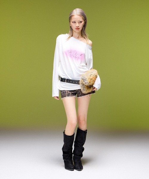 X-girl(エックスガール)の「MULTI WAY FAUX FUR POCKET BELT(ベルト・レディース・ブラック・ONE SIZE)」の13枚目の写真