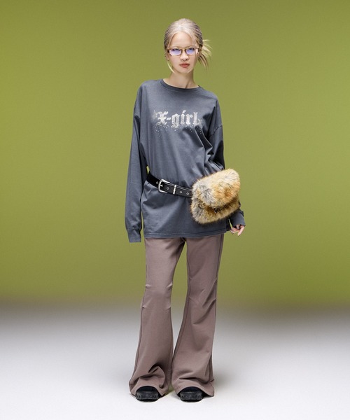 X-girl(エックスガール)の「MULTI WAY FAUX FUR POCKET BELT(ベルト・レディース・ブラック・ONE SIZE)」の14枚目の写真