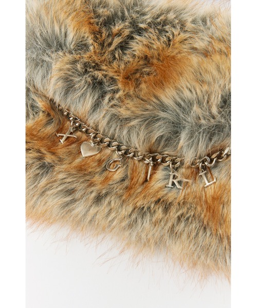 X-girl（エックスガール）の「MULTI WAY FAUX FUR POCKET BELT（ベルト・レディース・ブラック・ONE SIZE）」の19枚目の写真