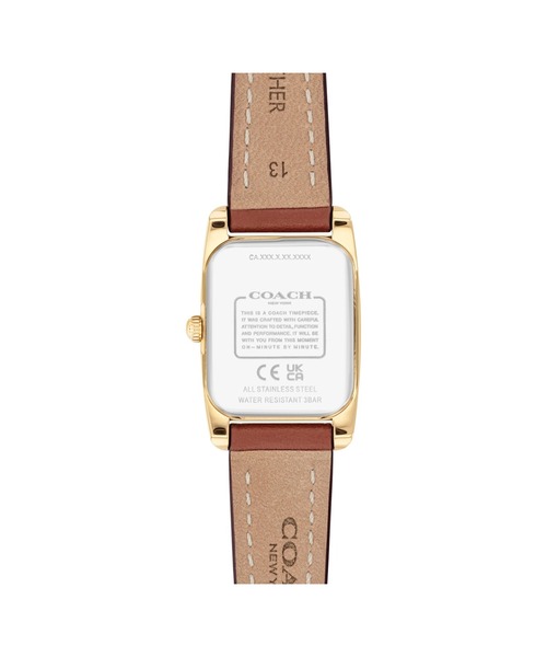 COACH(コーチ)の「【COACH】 コーチ REESE レディース ウォッチ(アナログ腕時計・レディース・アイボリー/ブラック/ブラウン/ブラック×ゴールド・FREE)」の12枚目の写真