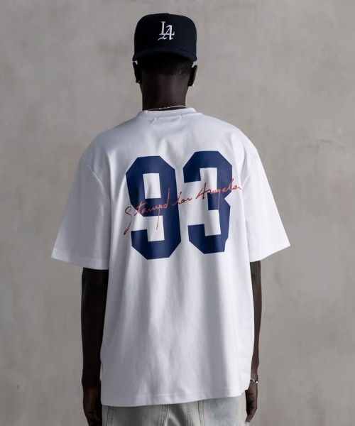 STAMPD（スタンプド）の「【STAMPD】LA 001 93 Relaxed Tee / ホワイト [SLA-M4360TE]（Tシャツ/カットソー・メンズ・ホワイト・M/L/LL）」の4枚目の写真