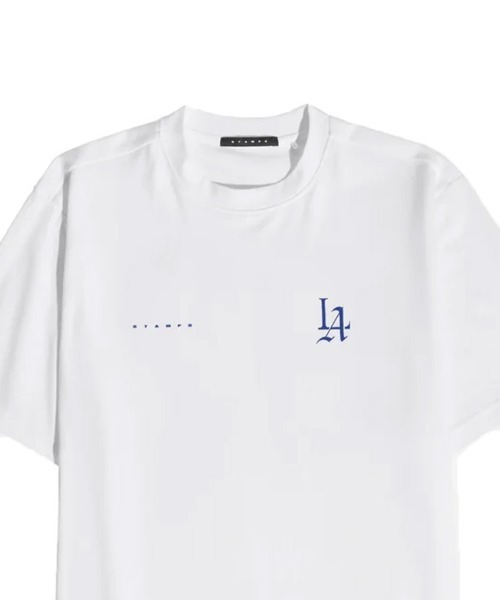 STAMPD（スタンプド）の「【STAMPD】LA 001 93 Relaxed Tee / ホワイト [SLA-M4360TE]（Tシャツ/カットソー・メンズ・ホワイト・M/L/LL）」の7枚目の写真