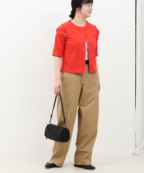 fredy couleur(フレディクルール)の「ポリストレッチ立体チノパン(チノパンツ・レディース・ベージュ/オリーブ/ブラック・36/38)」の20枚目の写真