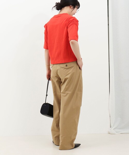fredy couleur(フレディクルール)の「ポリストレッチ立体チノパン(チノパンツ・レディース・ベージュ/オリーブ/ブラック・36/38)」の22枚目の写真