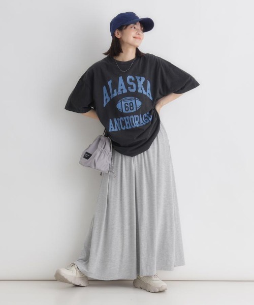 Right-on（ライトオン）の「HONEYSUCKLE ROSE(ハニーサックルローズ)カットフレアスカート（スカート・レディース・ブラック/ライトグレー/ライトブラウン・S/L/M）」の12枚目の写真