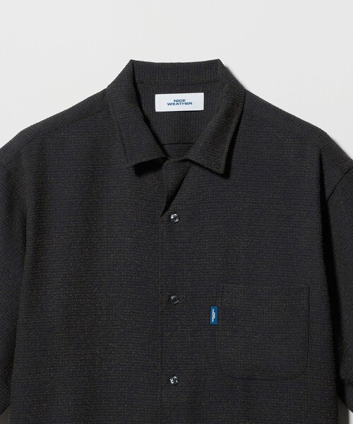 NICE WEATHER（ナイスウェザー）の「＜NICE WEATHER＞チェックオーバー ショートスリーブ シャツ（シャツ/ブラウス・メンズ・ダークブラウン/グレー系・M/S/L）」の11枚目の写真