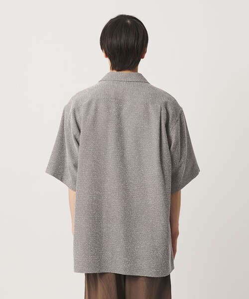NICE WEATHER(ナイスウェザー)の「<NICE WEATHER>チェックオーバー ショートスリーブ シャツ(シャツ/ブラウス・メンズ・ダークブラウン/グレー系・M/S/L)」の12枚目の写真