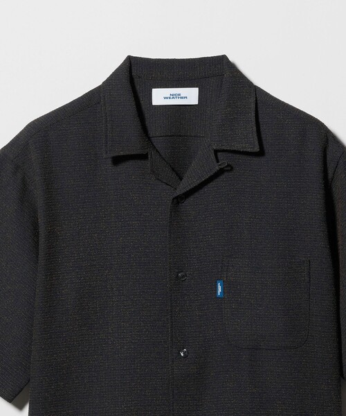 NICE WEATHER(ナイスウェザー)の「<NICE WEATHER>チェックオーバー ショートスリーブ シャツ(シャツ/ブラウス・メンズ・ダークブラウン/グレー系・M/S/L)」の10枚目の写真