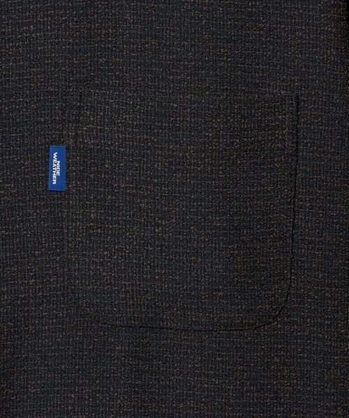 NICE WEATHER(ナイスウェザー)の「<NICE WEATHER>チェックオーバー ショートスリーブ シャツ(シャツ/ブラウス・メンズ・ダークブラウン/グレー系・M/S/L)」の7枚目の写真