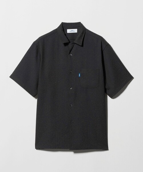 NICE WEATHER(ナイスウェザー)の「<NICE WEATHER>チェックオーバー ショートスリーブ シャツ(シャツ/ブラウス・メンズ・ダークブラウン/グレー系・M/S/L)」の3枚目の写真