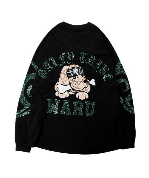 GALFY(ガルフィー)の「【GALFY】ピカピカ族ロンTEE / 【ガルフィー】ピカピカボーン長袖Tシャツ(Tシャツ/カットソー・メンズ・ホワイト/ブラック・L/XL)」の19枚目の写真