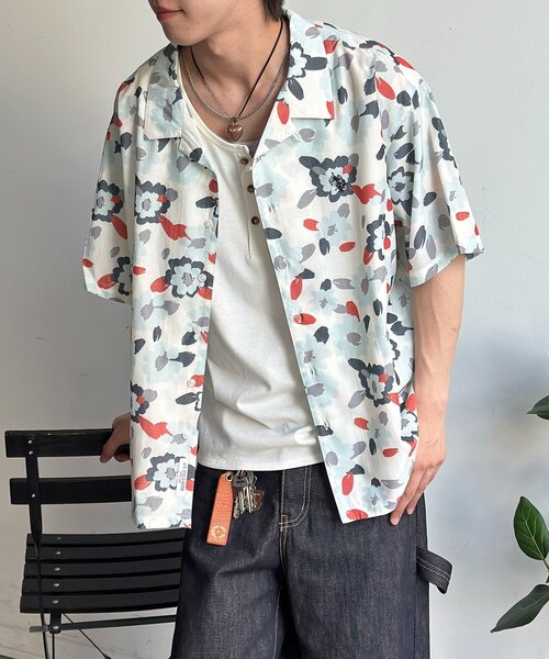 セール】【U.S. POLO ASSN.】シルクタッチ開襟シャツ（シャツ/ブラウス