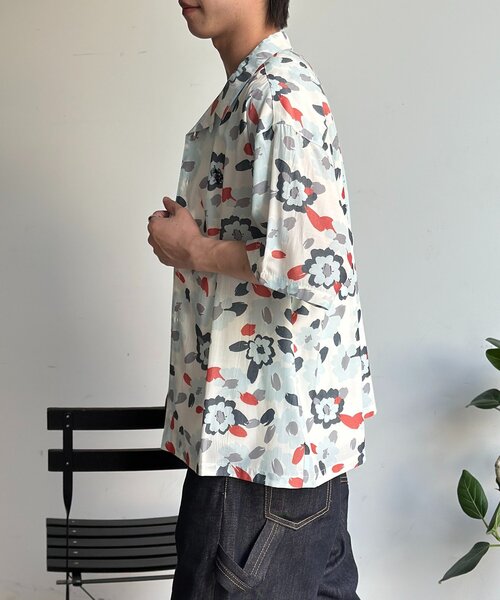 U.S. POLO ASSN.(ユーエスポロアッスン)の「【U.S. POLO ASSN.】シルクタッチ開襟シャツ(シャツ/ブラウス・メンズ・ネイビー/ブラウン/ホワイト/チャコールグレー/グレー・LARGE/MEDIUM)」の17枚目の写真