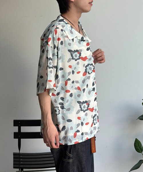U.S. POLO ASSN.(ユーエスポロアッスン)の「【U.S. POLO ASSN.】シルクタッチ開襟シャツ(シャツ/ブラウス・メンズ・ネイビー/ブラウン/ホワイト/チャコールグレー/グレー・LARGE/MEDIUM)」の19枚目の写真