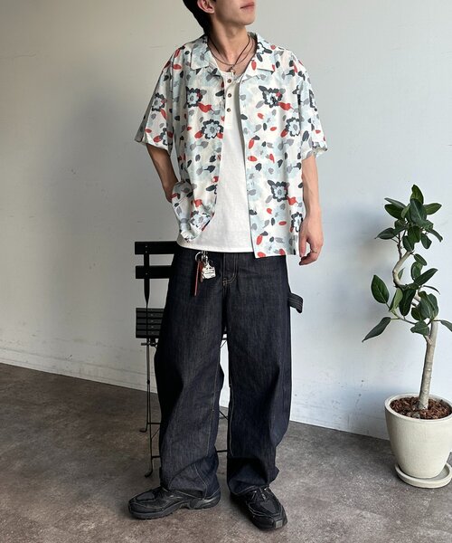 U.S. POLO ASSN.(ユーエスポロアッスン)の「【U.S. POLO ASSN.】シルクタッチ開襟シャツ(シャツ/ブラウス・メンズ・ネイビー/ブラウン/ホワイト/チャコールグレー/グレー・LARGE/MEDIUM)」の21枚目の写真