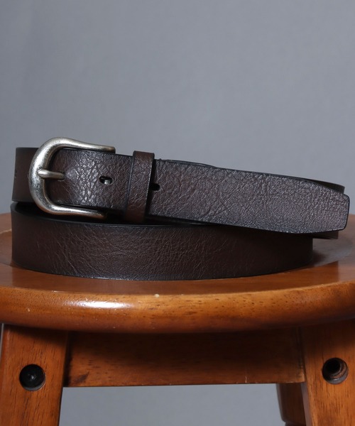 ANPAS(アンパス)の「Vintage-Finish PU Leather ”Strong” Belt / ヴィンテージ ”強靭” 高強度ベルト エコレザー フェイクレザー メンズ 合成皮革 合皮 PU サイズ調節可能(ベルト・メンズ・ダークブラウン/ブラック/ブラウン/レッド・FREE)」の1枚目の写真
