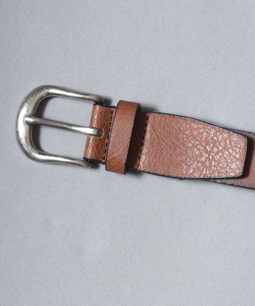ANPAS(アンパス)の「Vintage-Finish PU Leather ”Strong” Belt / ヴィンテージ ”強靭” 高強度ベルト エコレザー フェイクレザー メンズ 合成皮革 合皮 PU サイズ調節可能(ベルト・メンズ・ダークブラウン/ブラック/ブラウン/レッド・FREE)」の9枚目の写真