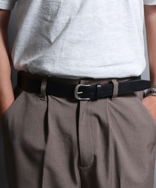 ANPAS（アンパス）の「Vintage-Finish PU Leather  ”Strong” Belt / ヴィンテージ ”強靭” 高強度ベルト エコレザー フェイクレザー メンズ 合成皮革 合皮 PU サイズ調節可能（ベルト・メンズ・ダークブラウン/ブラック/ブラウン/レッド・FREE）」の15枚目の写真