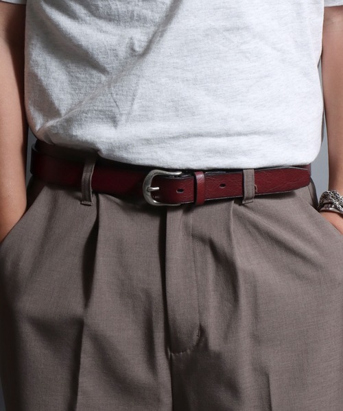 ANPAS（アンパス）の「Vintage-Finish PU Leather  ”Strong” Belt / ヴィンテージ ”強靭” 高強度ベルト エコレザー フェイクレザー メンズ 合成皮革 合皮 PU サイズ調節可能（ベルト・メンズ・ダークブラウン/ブラック/ブラウン/レッド・FREE）」の18枚目の写真