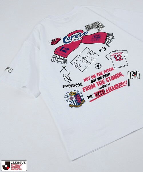 J.LEAGUE × FREAK'S STORE 別注SUPPORTERS SHORT SLEEVE TEE【セレッソ